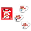 Love Teddy Bear Couple Mug Gift Set 3pcs 8.5x9cm 