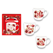 Love Wreath Mug Gift Set 3pcs 8.5x9cm