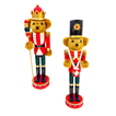 Wooden Teddy Bear Nutcracker 30cm & 38cm