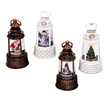 Christmas Lighthouse Snow Lantern 19×9cm