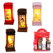 Christmas Telephone Box LED Lantern 12×5.3×5.3cm