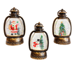 Antique Christmas Snow Lantern 15.5×7.5×6.5cm
