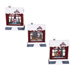 Christmas House Snow Lantern 19.6×15.3×7.5cm