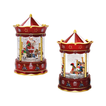 Christmas Carousel with Light & Music 25cm