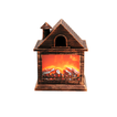 Light-Up House Fireplace with Flame Effect