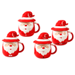 Santa Claus Christmas Mug with Lid 420ml 