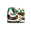 Light-Up Snowy Village with Skier and Train