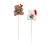 Christmas Bear Pick 12 cm – 2 Designs