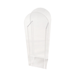 Curved-Top Plexiglass Vase 21×7.5×5.5cm