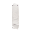 Tall Square Plexiglass Vase 20×5×5cm