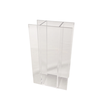 Rectangular Plexiglass Vase 18×10×5.5cm