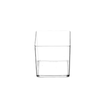Square Plexiglass Cachepot in 3 Sizes