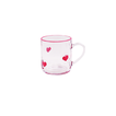 Transparent Mug with Red Bows 300 ml