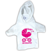 Baby on Board suction sign T-shirt with hood – Pink stroller