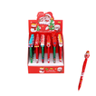Christmas 0.5mm Gel Pen with Raised Character Topper