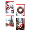 Christmas Card with Winter Scenes 17×12cm