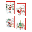 Watercolour Christmas Greeting Card 17×12cm