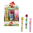 Ruler with Insect and Snail Character Toppers