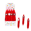 Oversized 27cm Christmas Pen with Santa Designs
