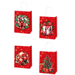 Red Christmas Paper Gift Bag in 4 Sizes