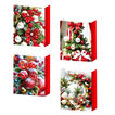 Christmas Paper Gift Bag with Red Ornaments 
