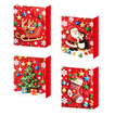 Christmas Paper Gift Bag with Colorful Festive Scenes