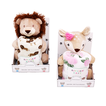 Plush Toy & Blanket Set – Deer or Lion