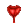 Red Heart Foil Balloon with Valve 25cm