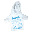 “Babies on Board” Suction Sign – Hoodie T-Shirt 17×15cm