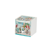 Wooden Jewelry Box with Mirror & Drawer – 7x7.3x8.2cm