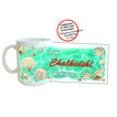Tourist Mug with Seashell Design & Custom Location – Minimum Quantity 12 pcs