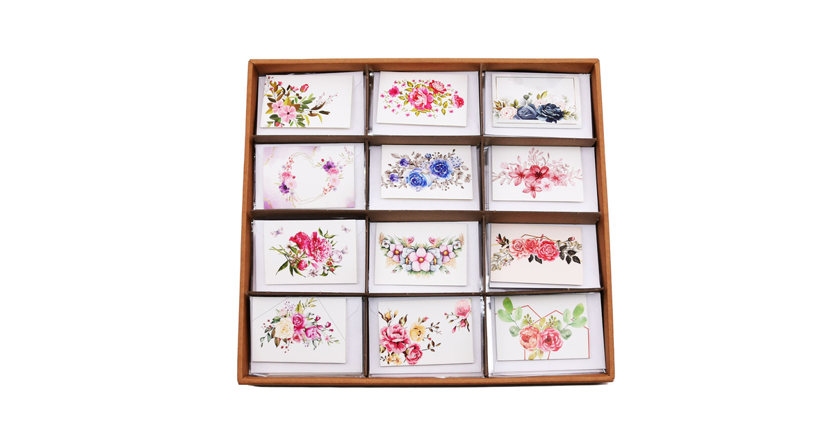 Mini Wedding Cards with Envelope – 16 Designs – Pack of 120 | Wholesale ...
