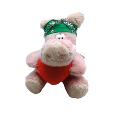 Pig Keychains and Suction Cup Figures – Pack of 24 Pieces (12 Keychains & 12 Suction Cups)