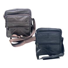 Leather Shoulder Bag – 2 Colors – 21x18cm