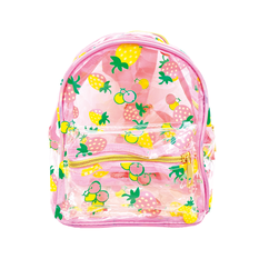 Transparent Backpack with Fruit Design – 23x18x13cm