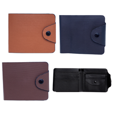 Men’s Embossed Wallet – 3 Colors – 11.5x9.8cm