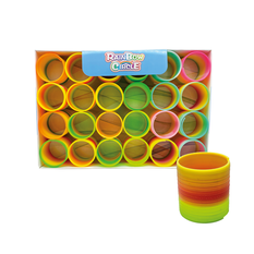 Rainbow Spring Toy – 5cm – Pack of 24 Pieces