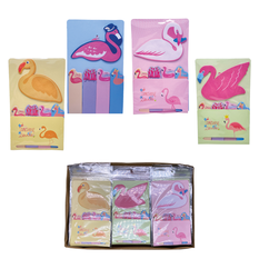 Flamingo Sticky Notes & Bookmarks – 4 Designs (48 Pieces)