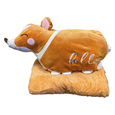 Plush Pillow with Blanket 55 cm – Soft & Cozy