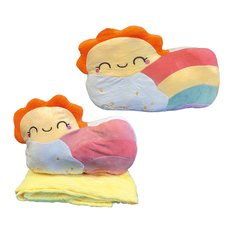 Plush Pillow with Blanket 55 cm – Soft & Cozy