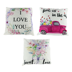 Love Decorative Pillows – 3 Designs (45x45cm)