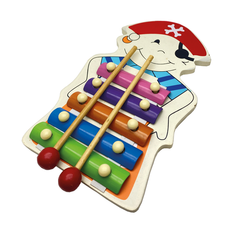 Pirate Wooden Xylophone – Colorful Musical Toy 24x13cm
