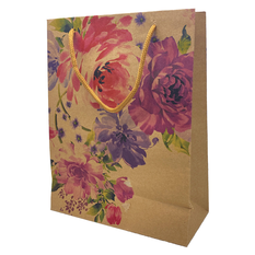 Floral Gift Bag in 4 Sizes