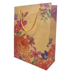 Packaging Bag with Floral Design