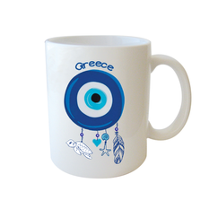 Tourist Mug “Evil Eye” – Custom City Name
