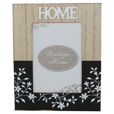 Wooden HOME Photo Frame for 10x15cm / 13x18cm Photos 