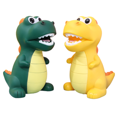 Polyresin Dinosaur Money Box in 2 Colors – 21/28 cm