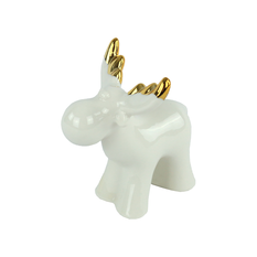 Porcelain Decorative Reindeer – 11.5x10.5cm