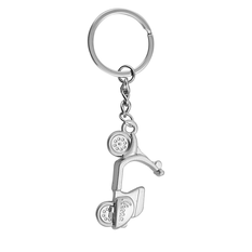 Metal Keychain in Vespa Design