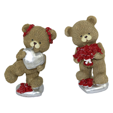 Polyresin Teddy Bear Decoration – 2 Designs | 13.5cm